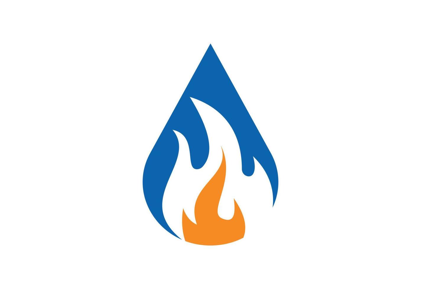 Öl und Gas Logo Design, Vektor Design Konzept