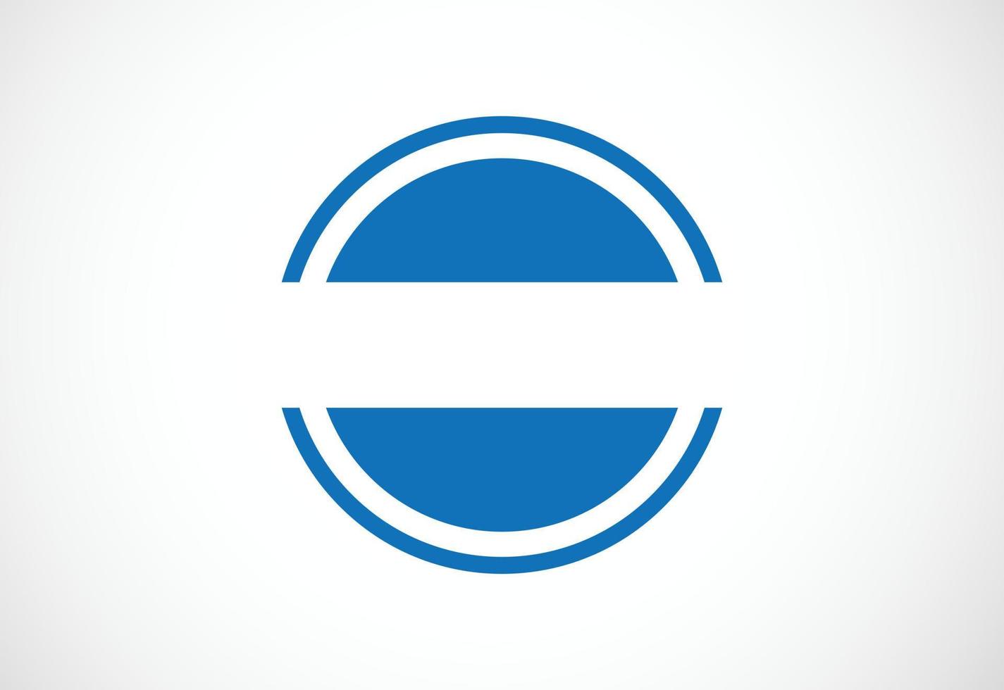 cirkel form logotyp design, vektor illustration