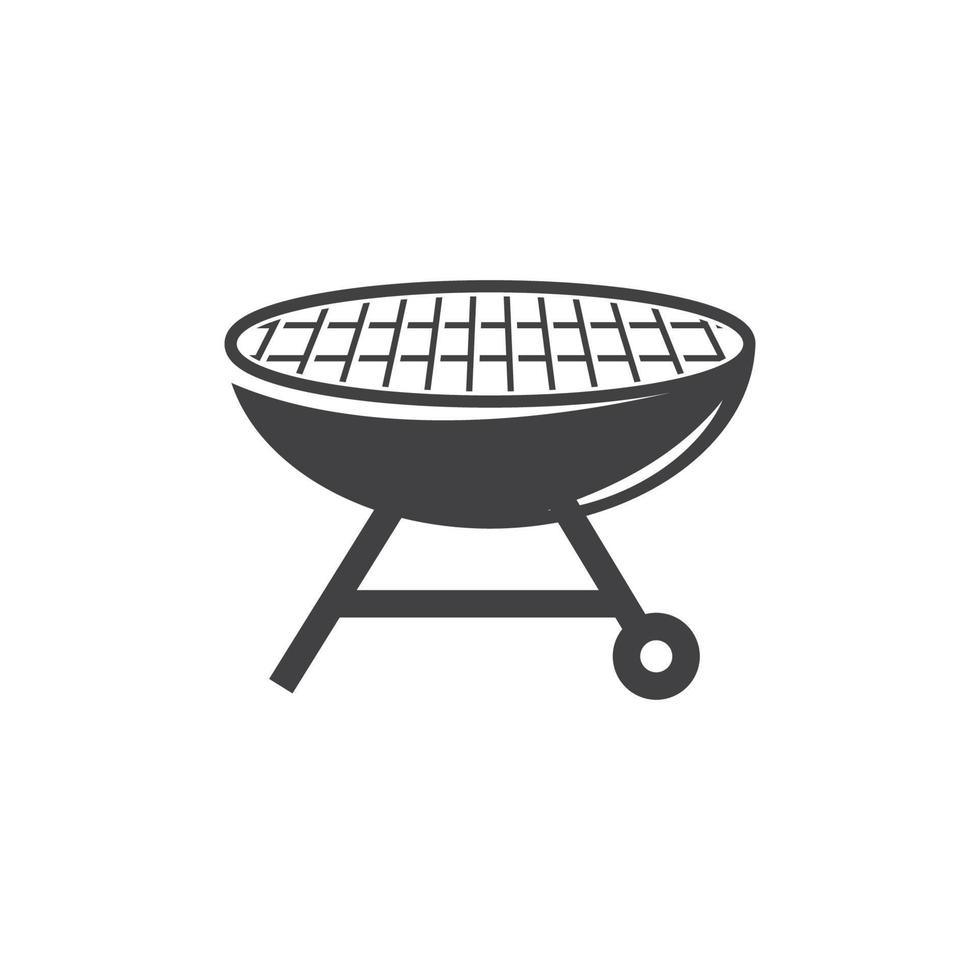 grill logotyp design vektor