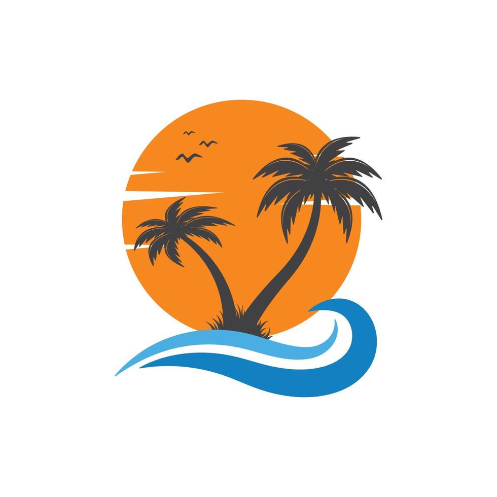 Palm Beach-Logo vektor