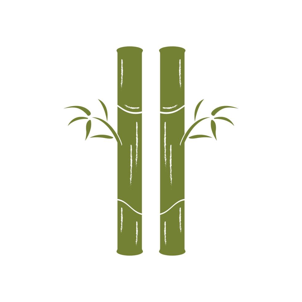 bambu ,grön natur , logotyp design mall, varumärke företag vektor