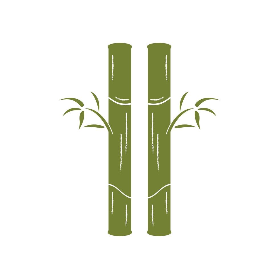 Bambus ,Grün Natur , Logo Design Vorlage, Marke Unternehmen vektor