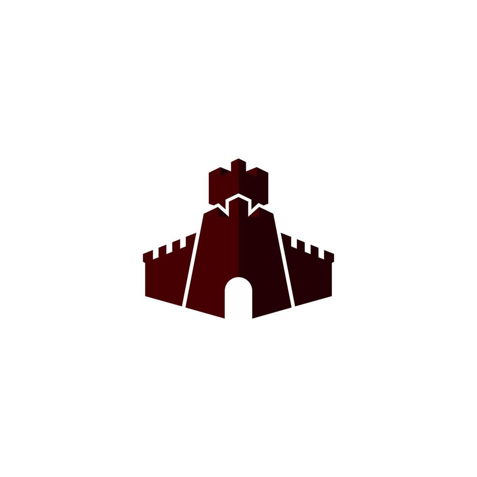 Schloss Logo Design Inspiration mit kreativ Vorlage vektor