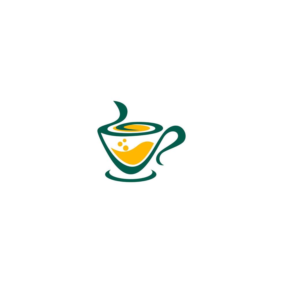 Kaffee Tasse Logo Design, Kaffee Logo vektor