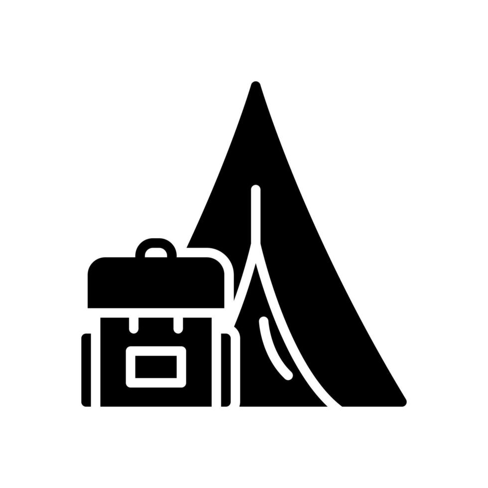 Camping Symbol zum Ihre Webseite Design, Logo, Anwendung, ui. vektor