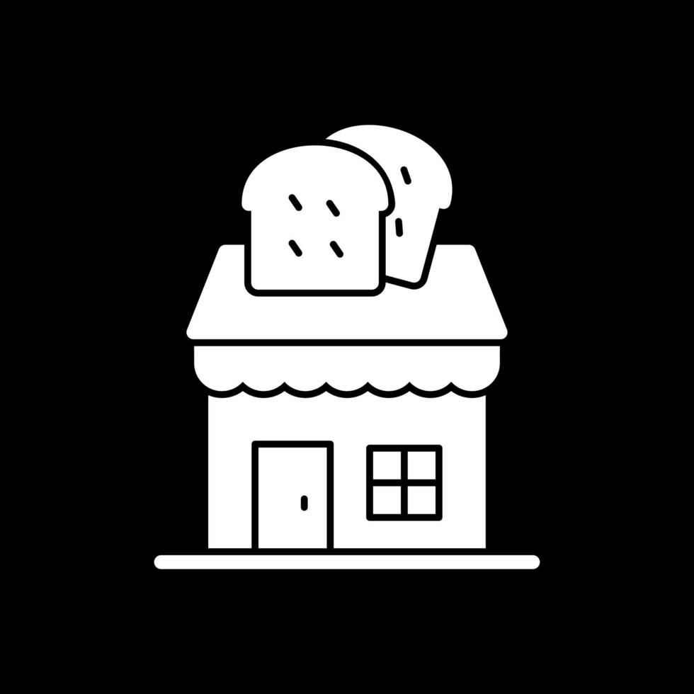 Bäckerei-Shop-Vektor-Icon-Design vektor