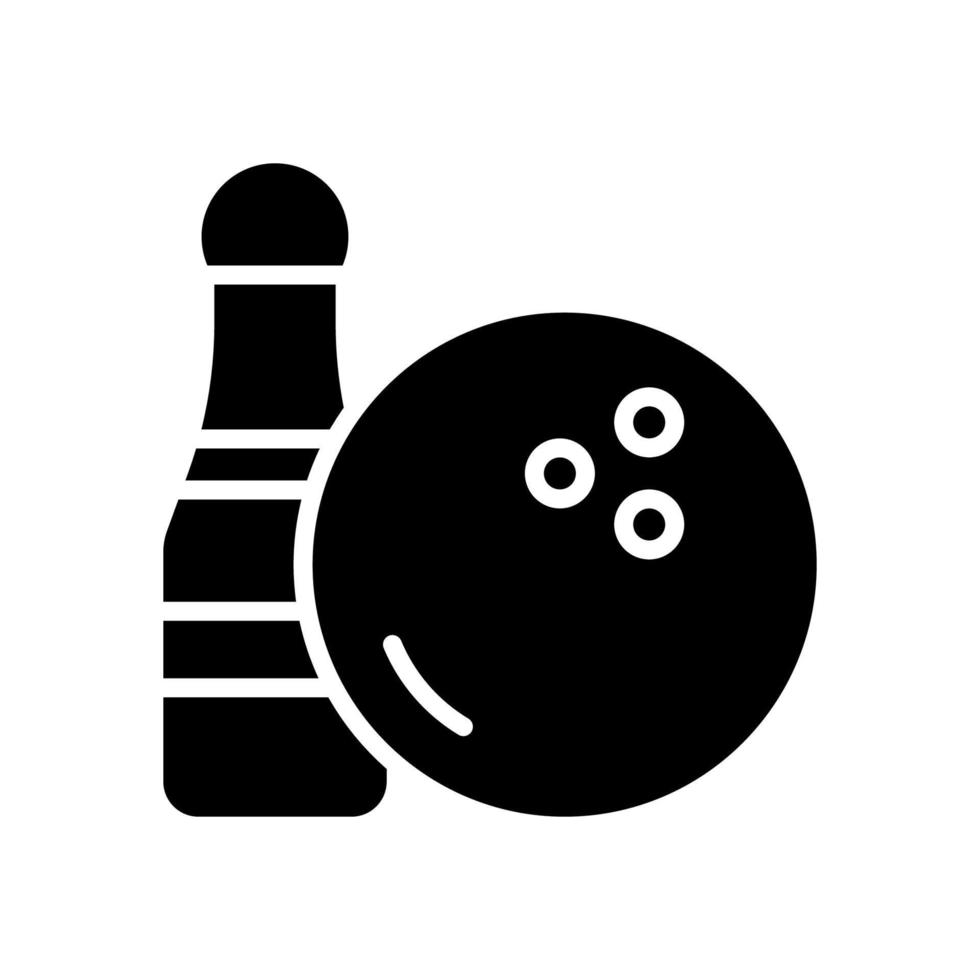 Bowling Symbol zum Ihre Webseite Design, Logo, Anwendung, ui. vektor