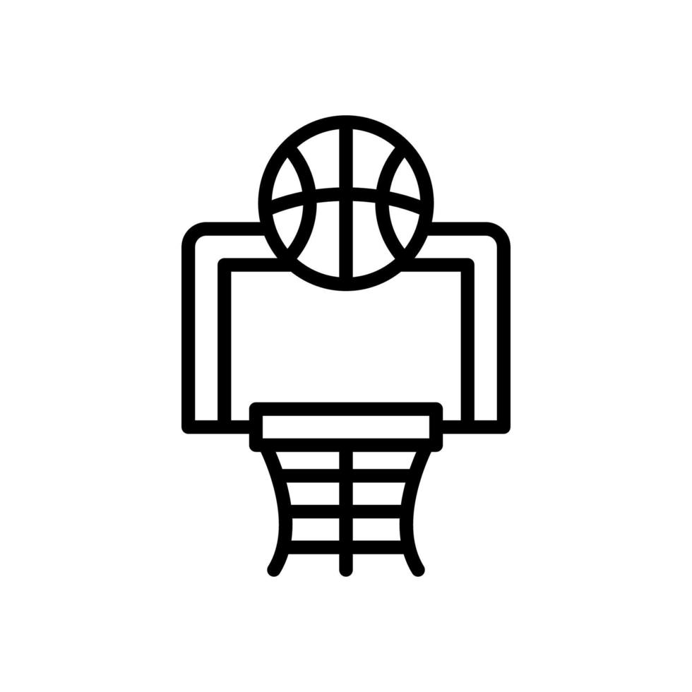 basketboll ikon för din hemsida design, logotyp, app, ui. vektor