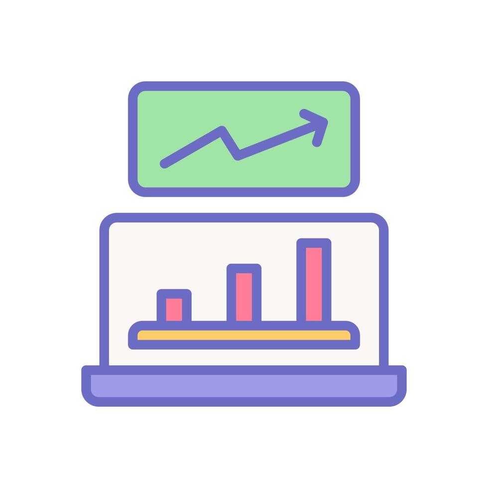 data analytisk ikon för din hemsida design, logotyp, app, ui. vektor