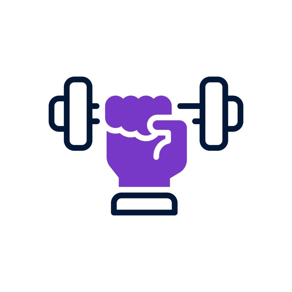 Fitness Symbol zum Ihre Webseite Design, Logo, Anwendung, ui. vektor