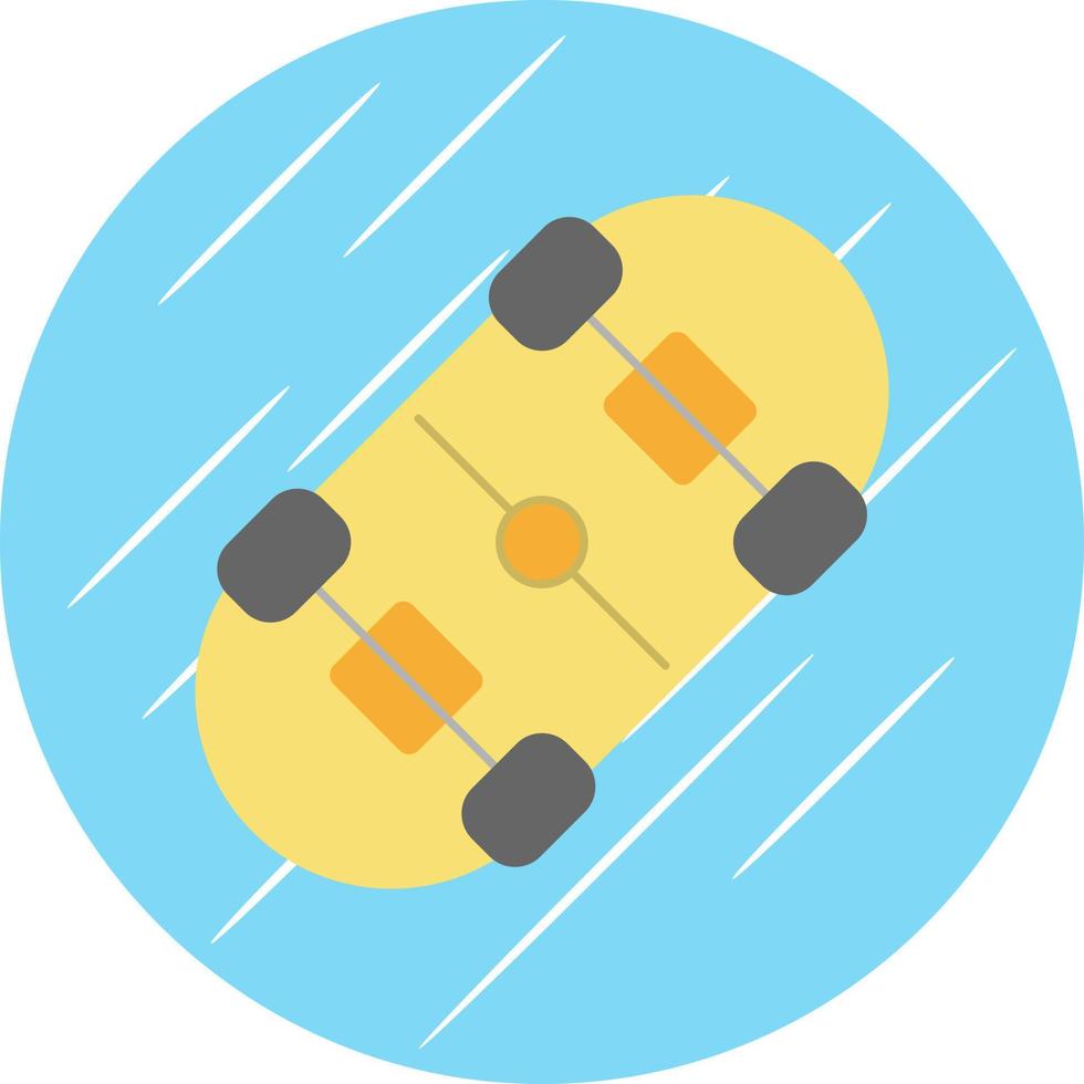 Skateboard-Vektor-Icon-Design vektor