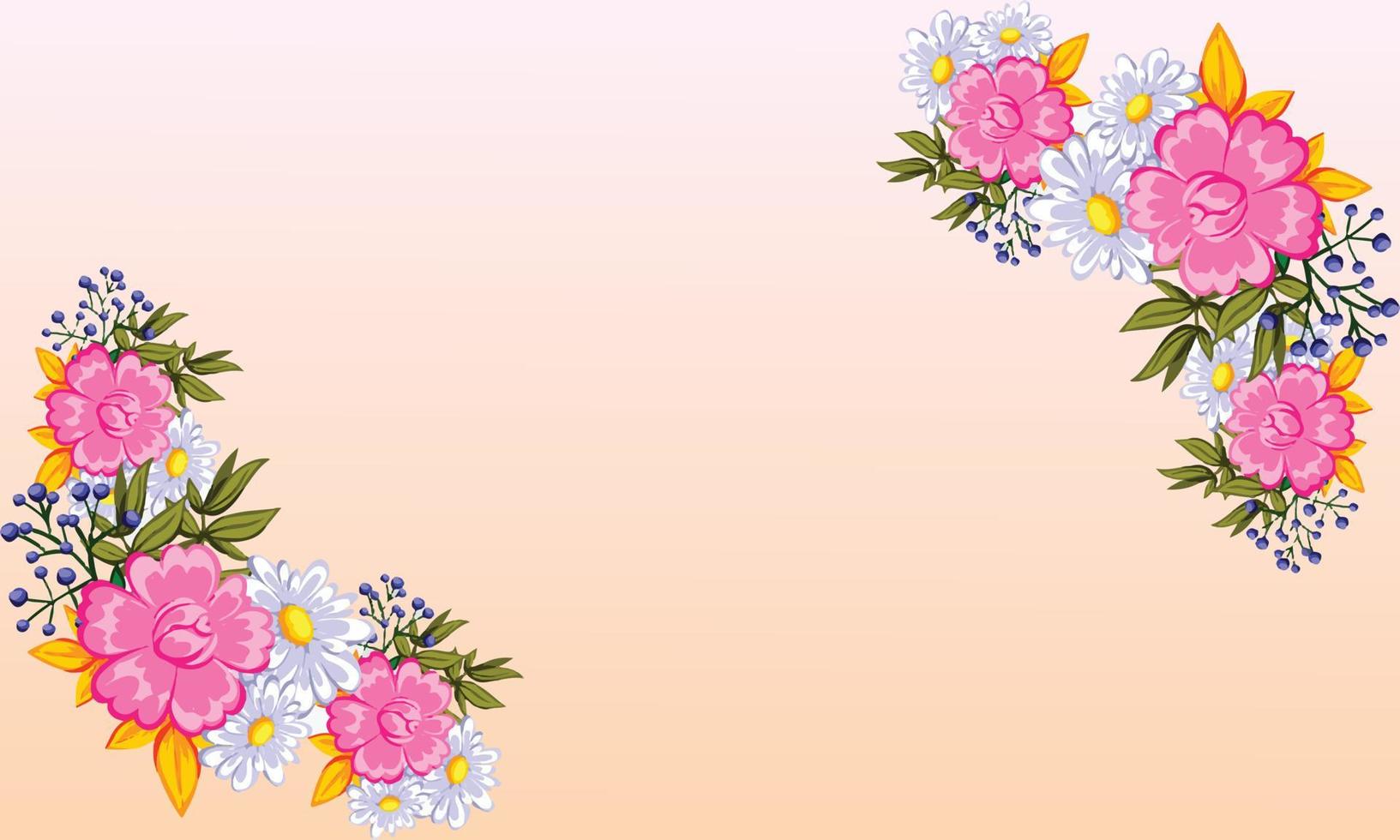 gut suchen modern Stil Licht Rosa Farbe Blumen- Hintergrund vektor