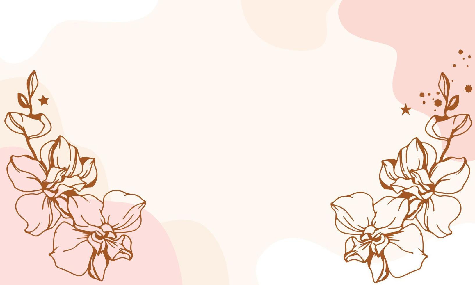 modern Stil Vektor und Blumen- Hintergrund Design