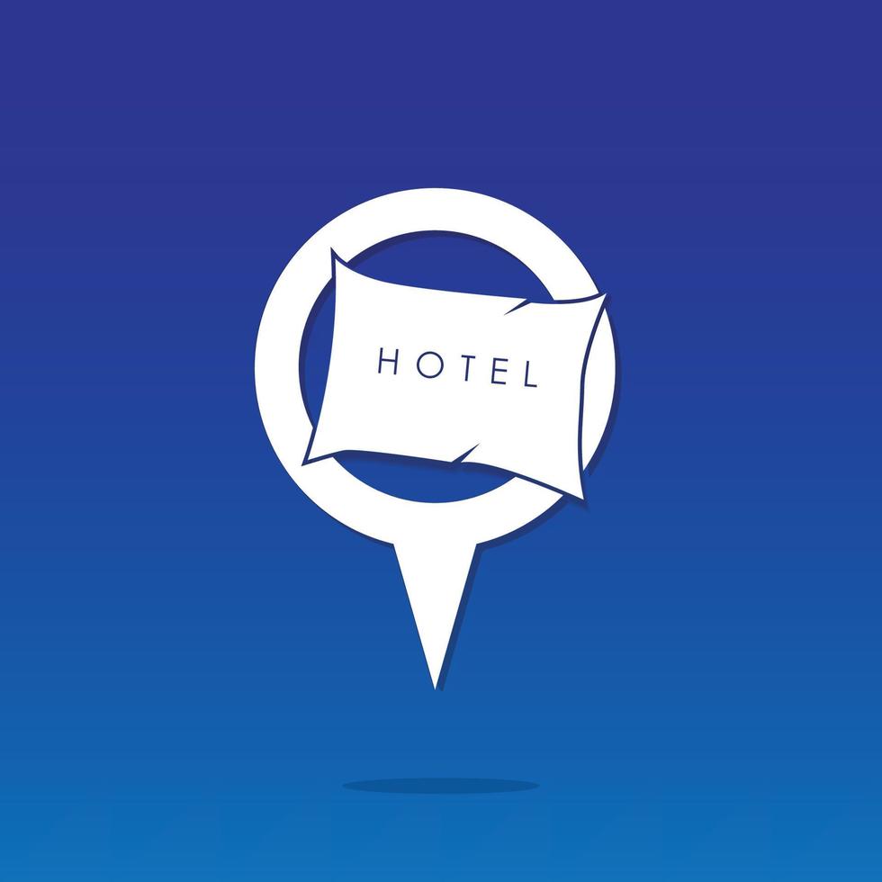 hotell logotyp vektor