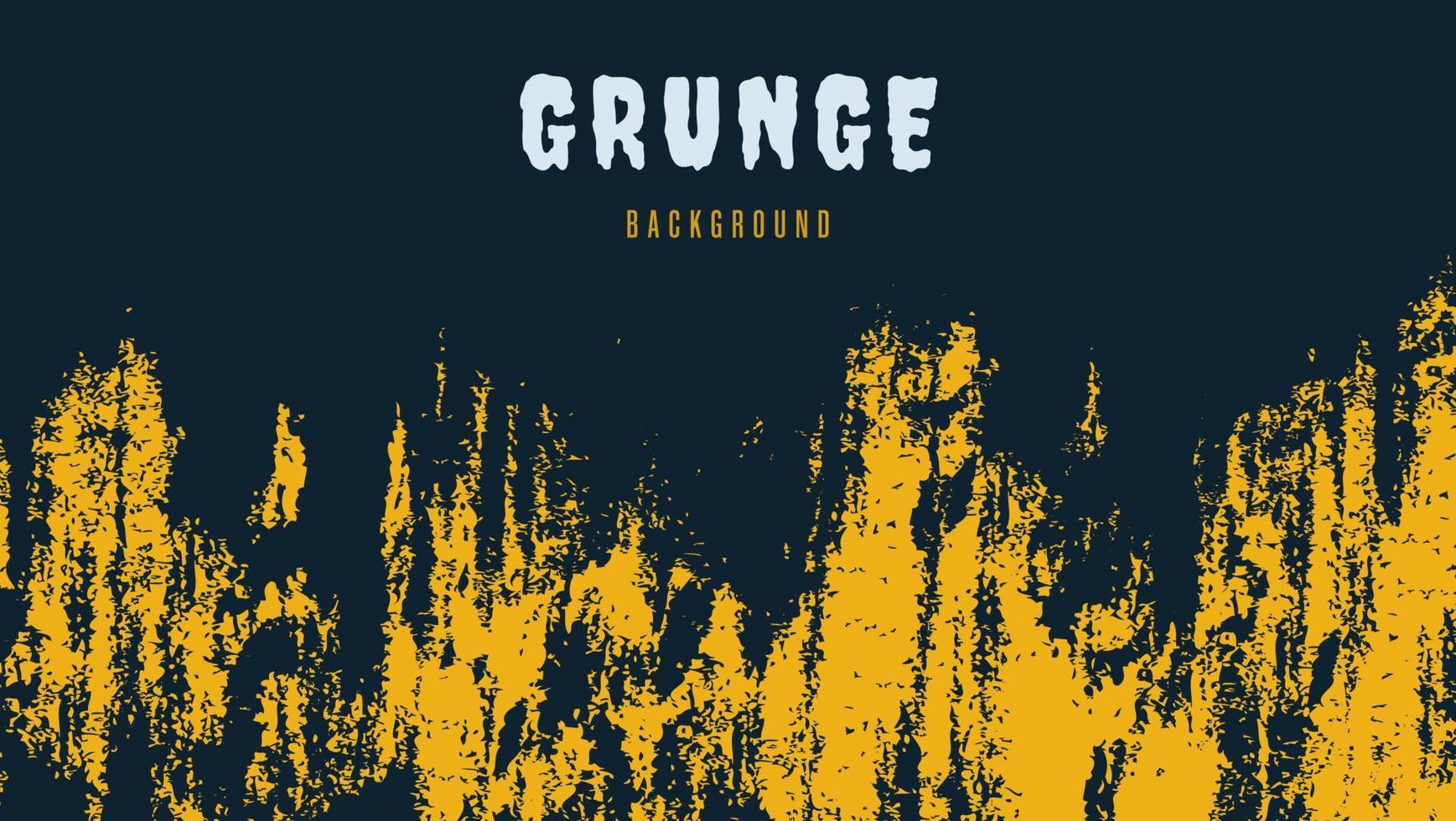 abstrakter gelber schwarzer Kratzer-Grunge-Texturhintergrund vektor