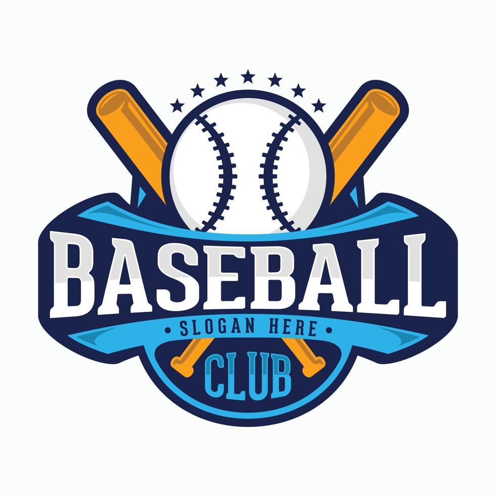 Baseball Vektor Maskottchen Logo Design mit modern Konzept