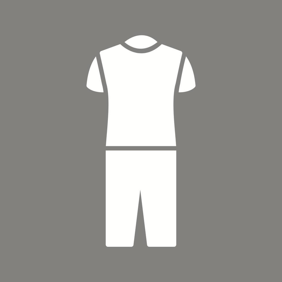 Pyjama-Anzug-Vektor-Symbol vektor
