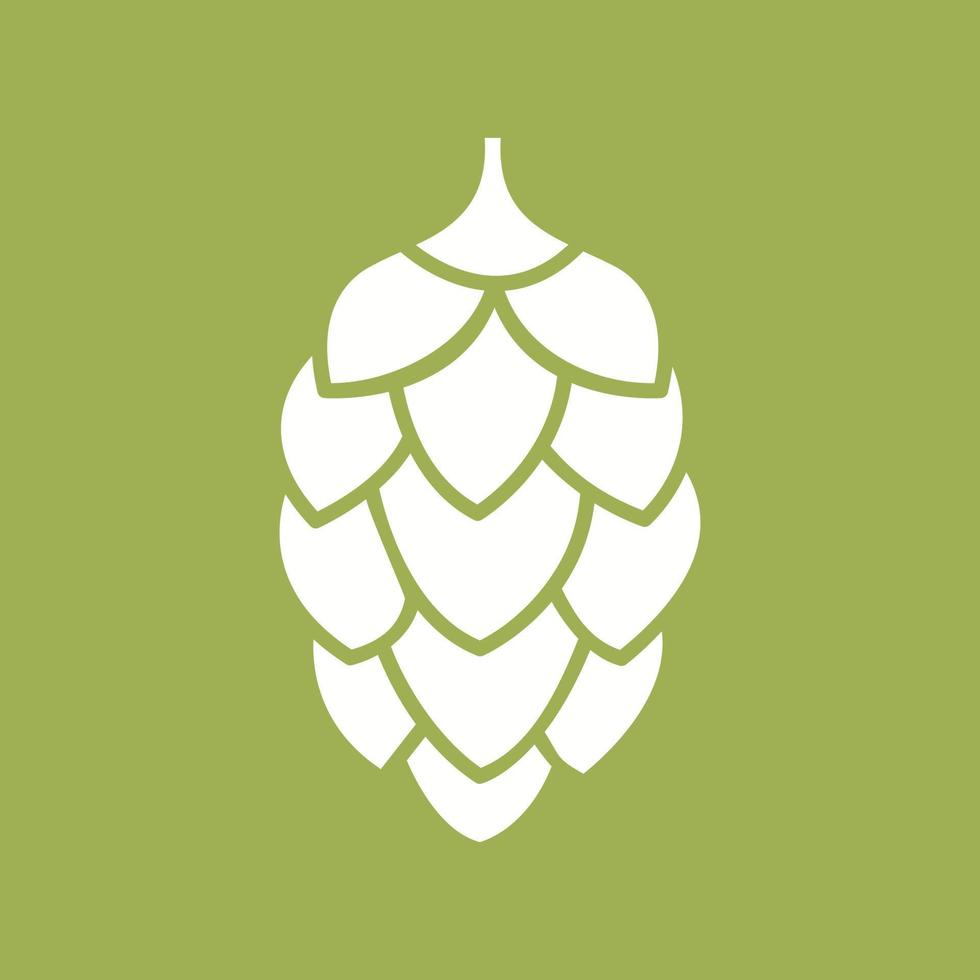 Hopfen-Vektor-Symbol vektor