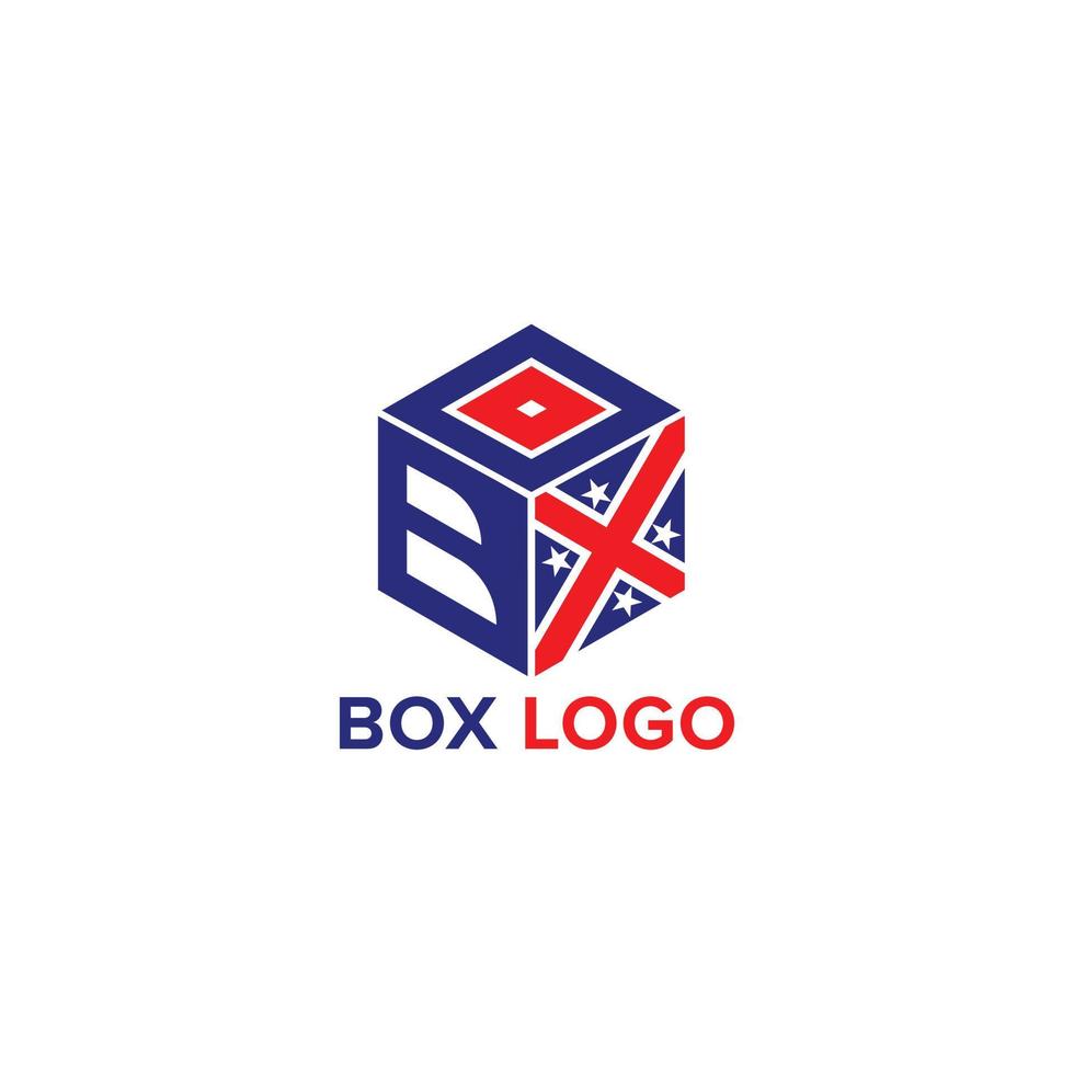 Box Innere Logo Design vektor