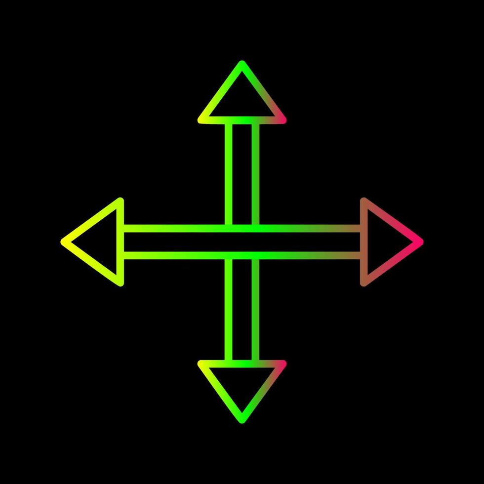 einzigartiges Move-Vektor-Symbol vektor