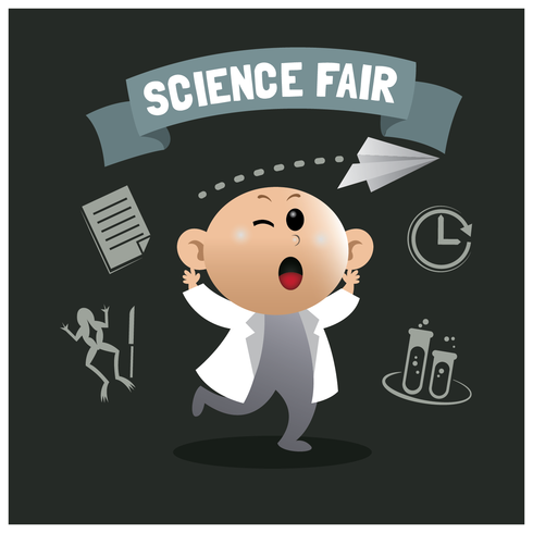 Science Fair Junge vektor