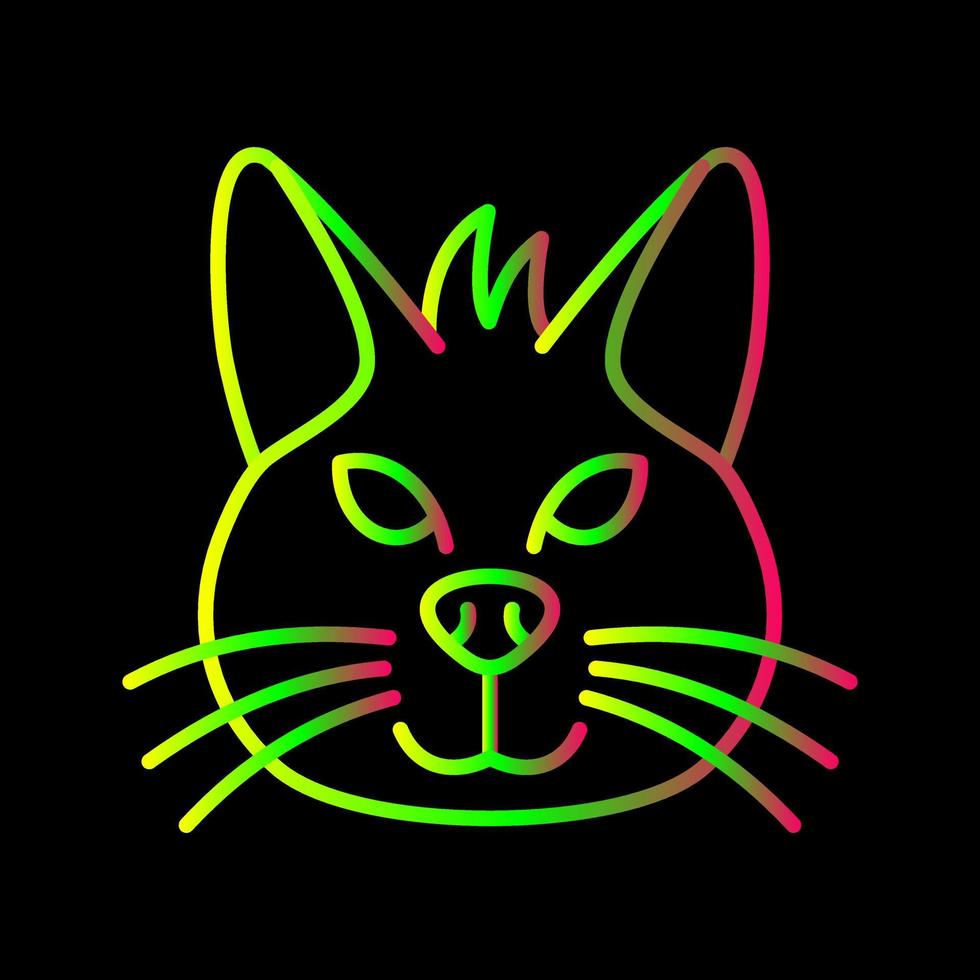 Katze-Vektor-Symbol vektor