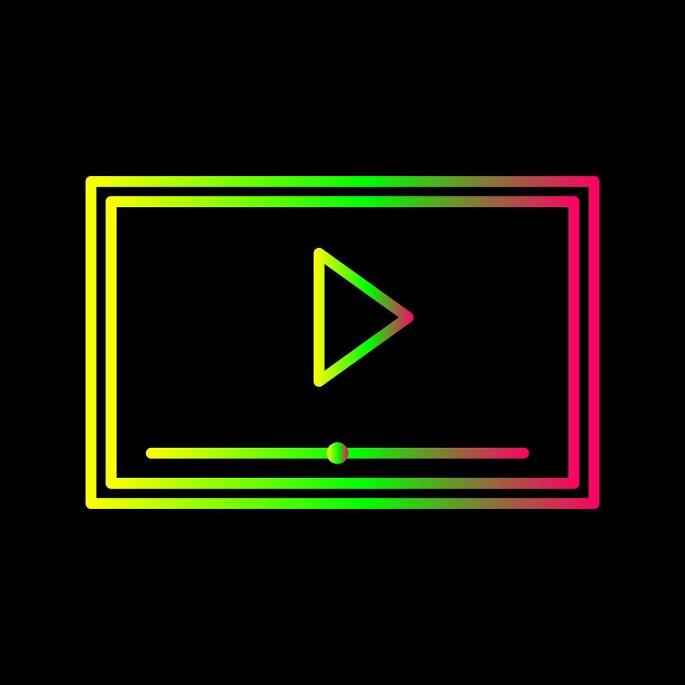 video undersökning vektor ikon