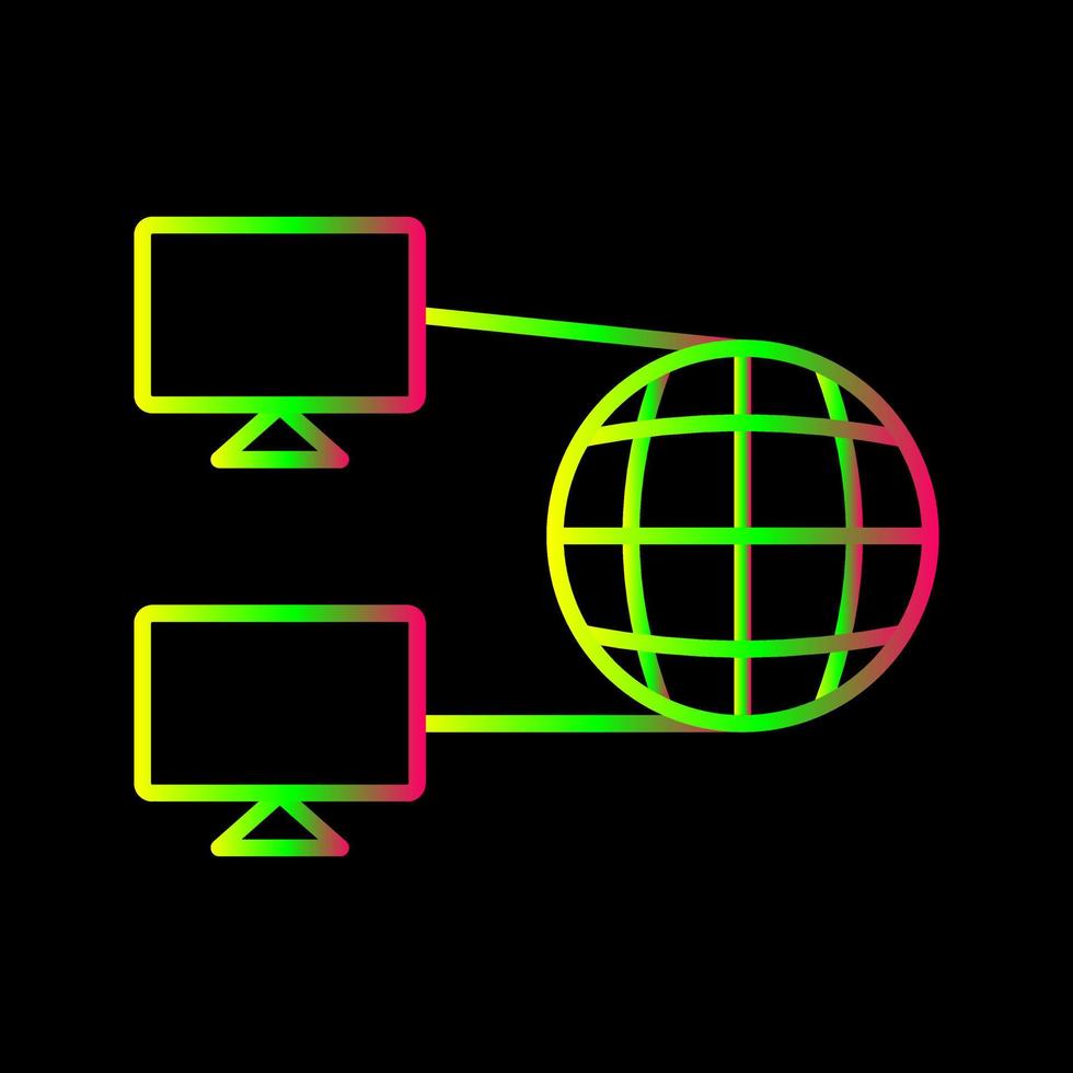 Vektorsymbol für Internetverbindung vektor