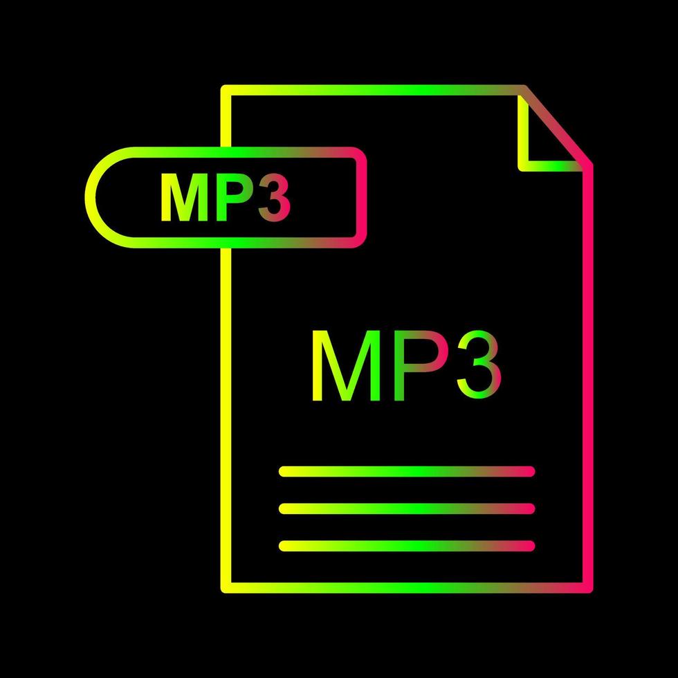 mp3-Vektorsymbol vektor