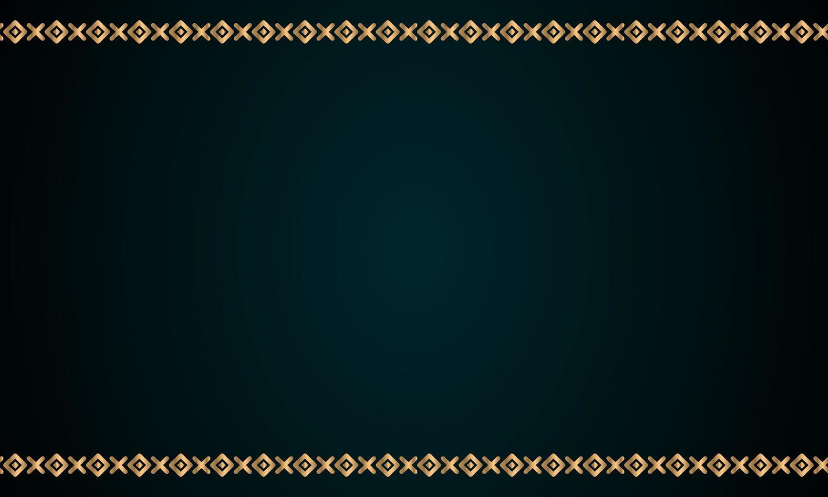 dekorativ ram elegant för design i islamic stil, plats för text. gyllene gräns och blå bakgrund. vektor