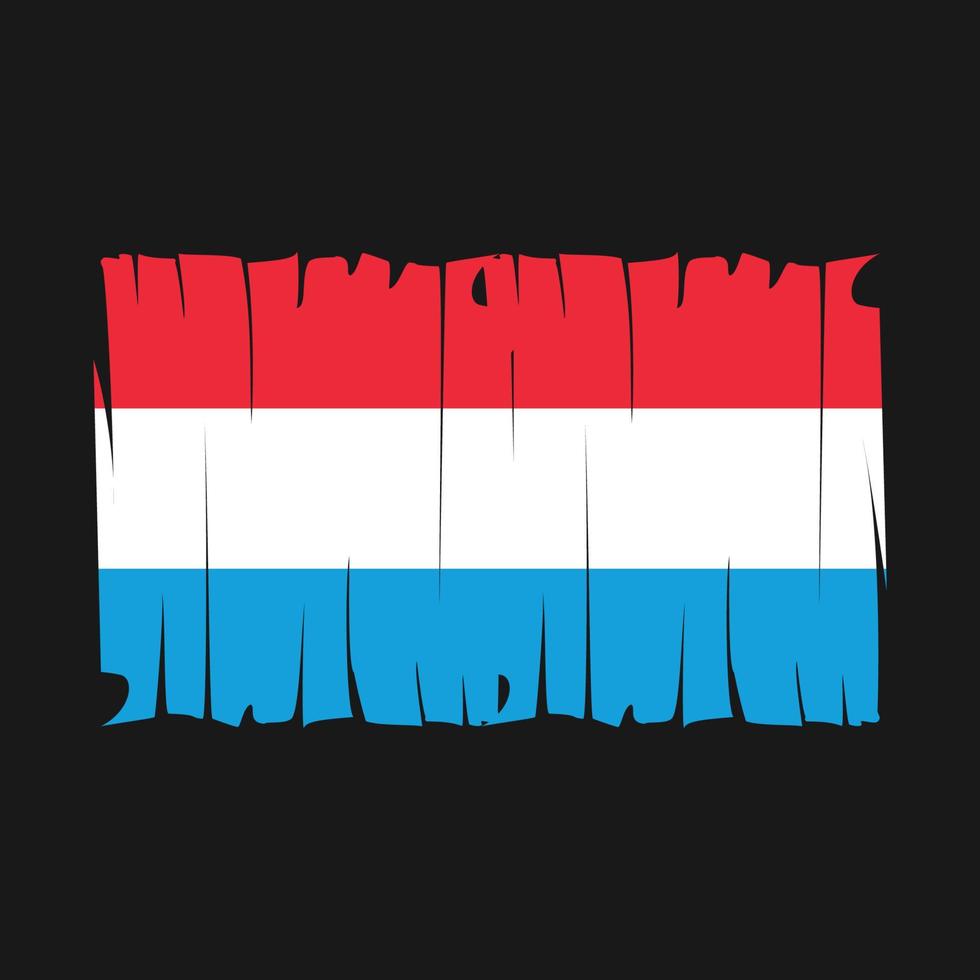 luxembourg flagga vektor