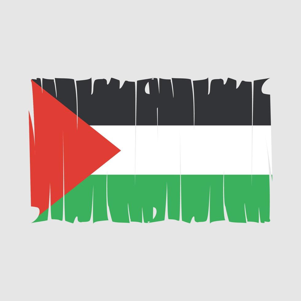 palestinsk flagga vektor