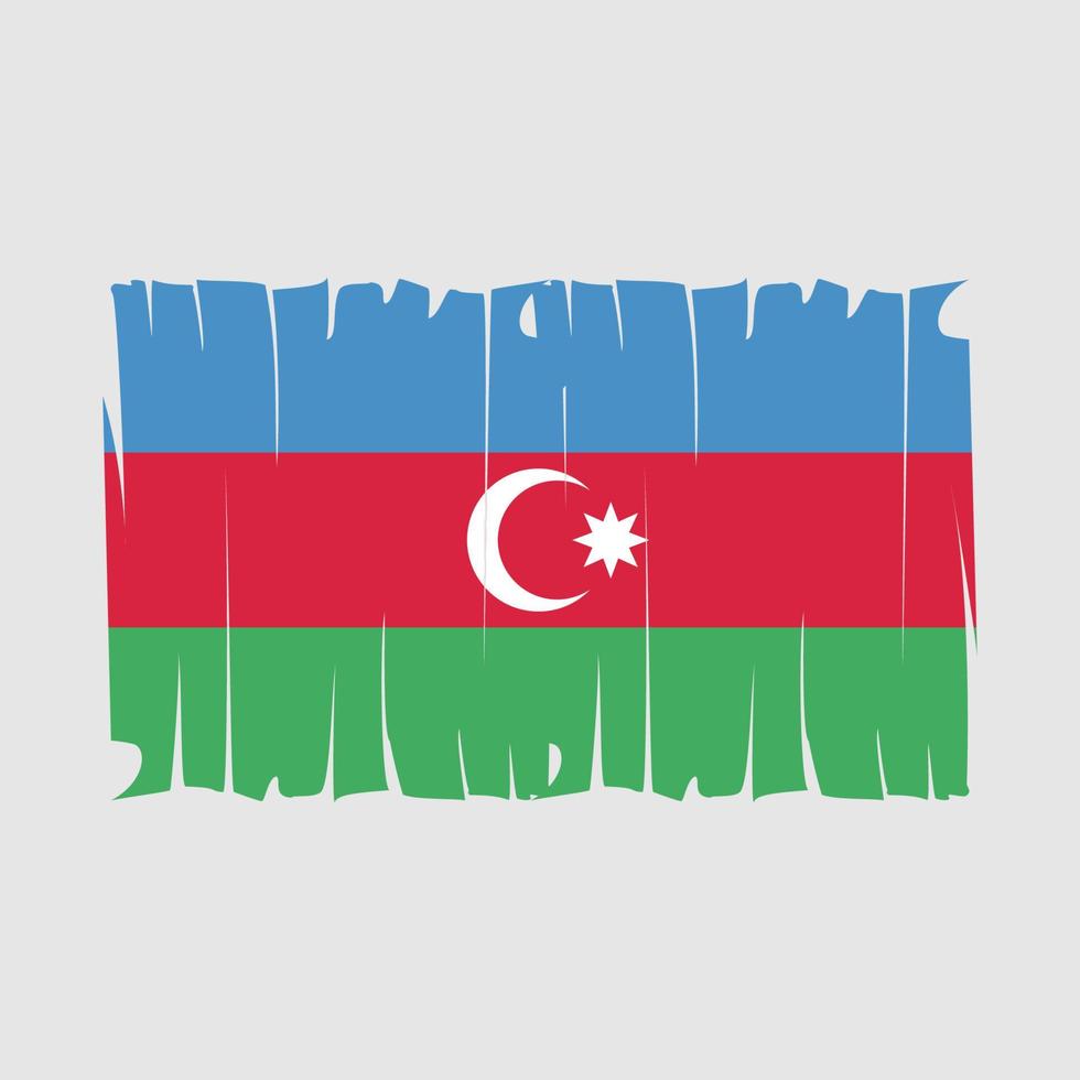 azerbajdzjan flaggvektor vektor