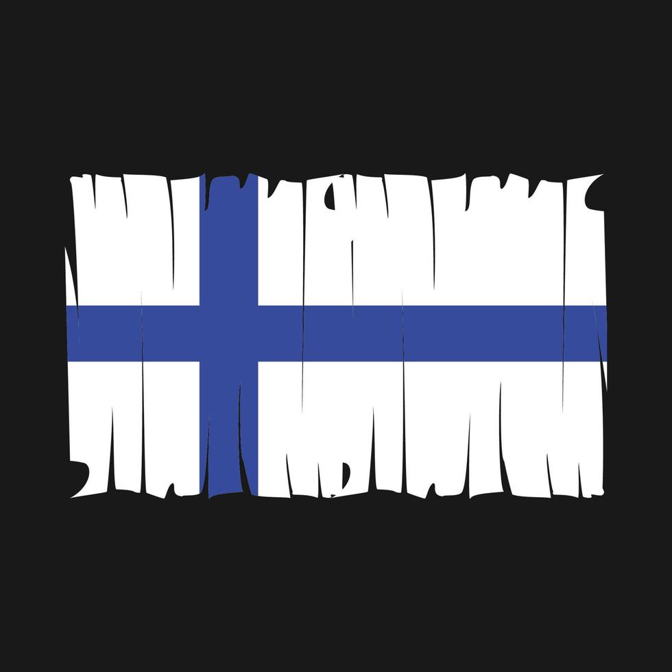 Finland flagga vektor