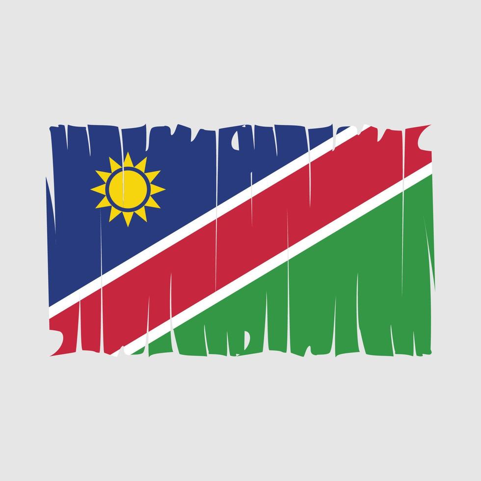 namibia flagge vektor