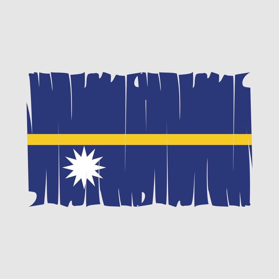 nauru flagga vektor