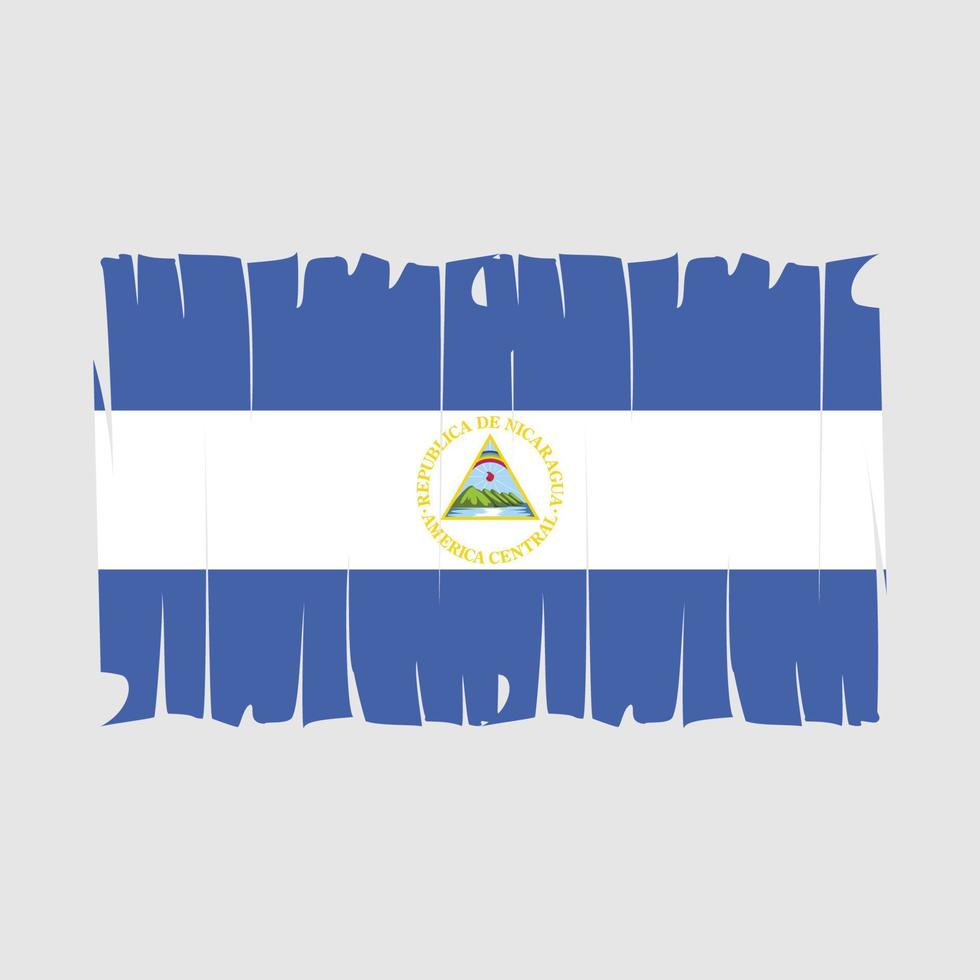 nicaragua flagga vektor