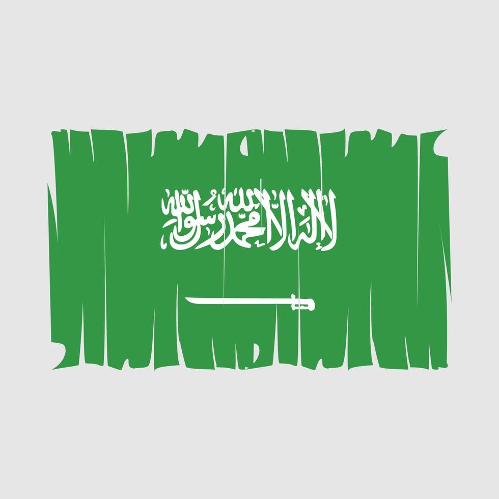 Saudiarabien flagga vektor