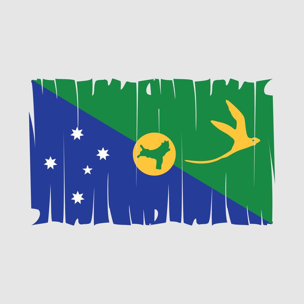 Weihnachten Inseln Flagge Vektor