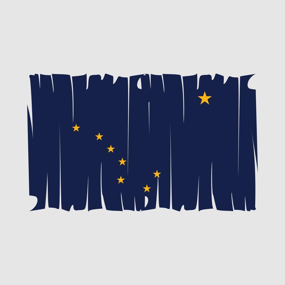 Alaska Flagge Vektor