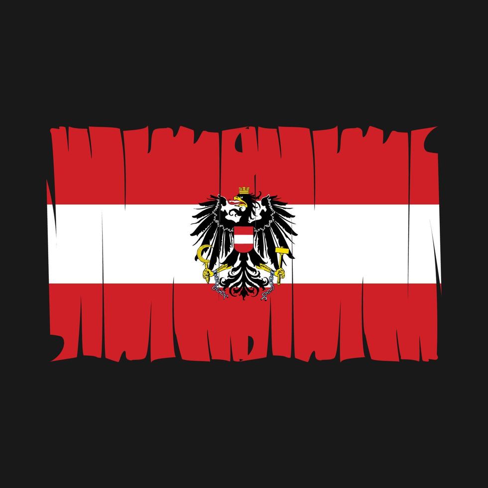 österreich flagge vektor