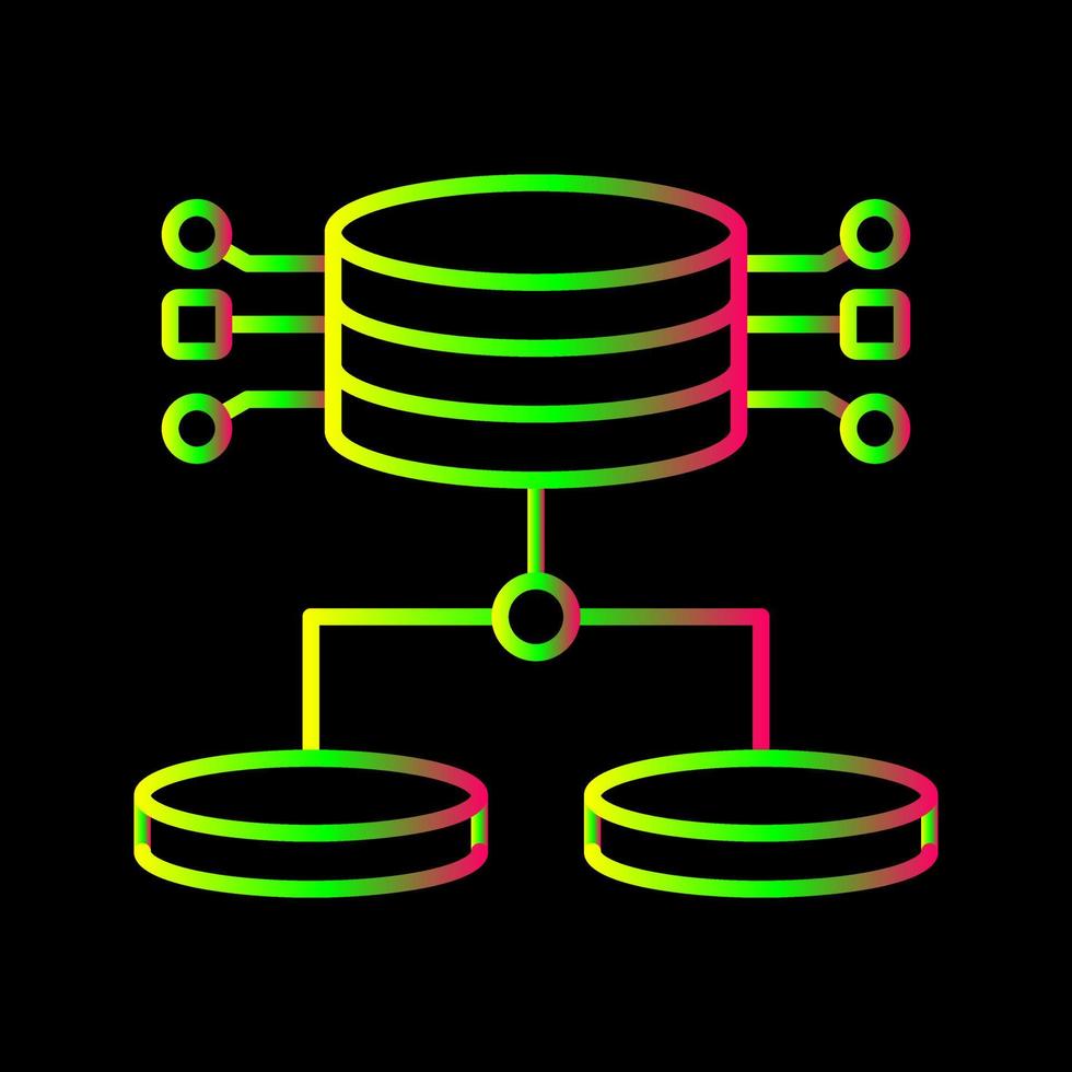 Vektorsymbol für strukturierte Daten vektor