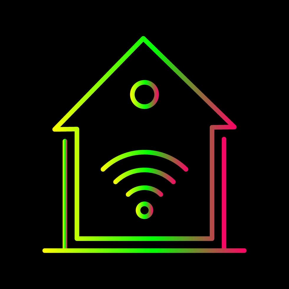 Smart-Home-Vektorsymbol vektor