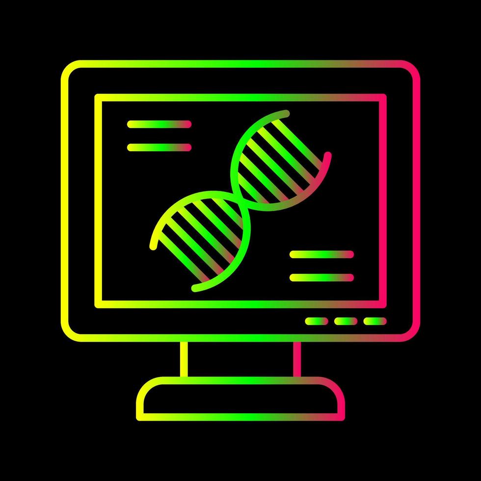 DNA-Testvektorsymbol vektor