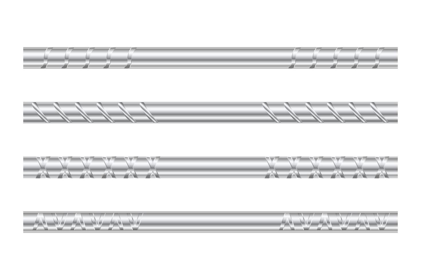 rostfrei Stahl tmt Bar Vektor Design