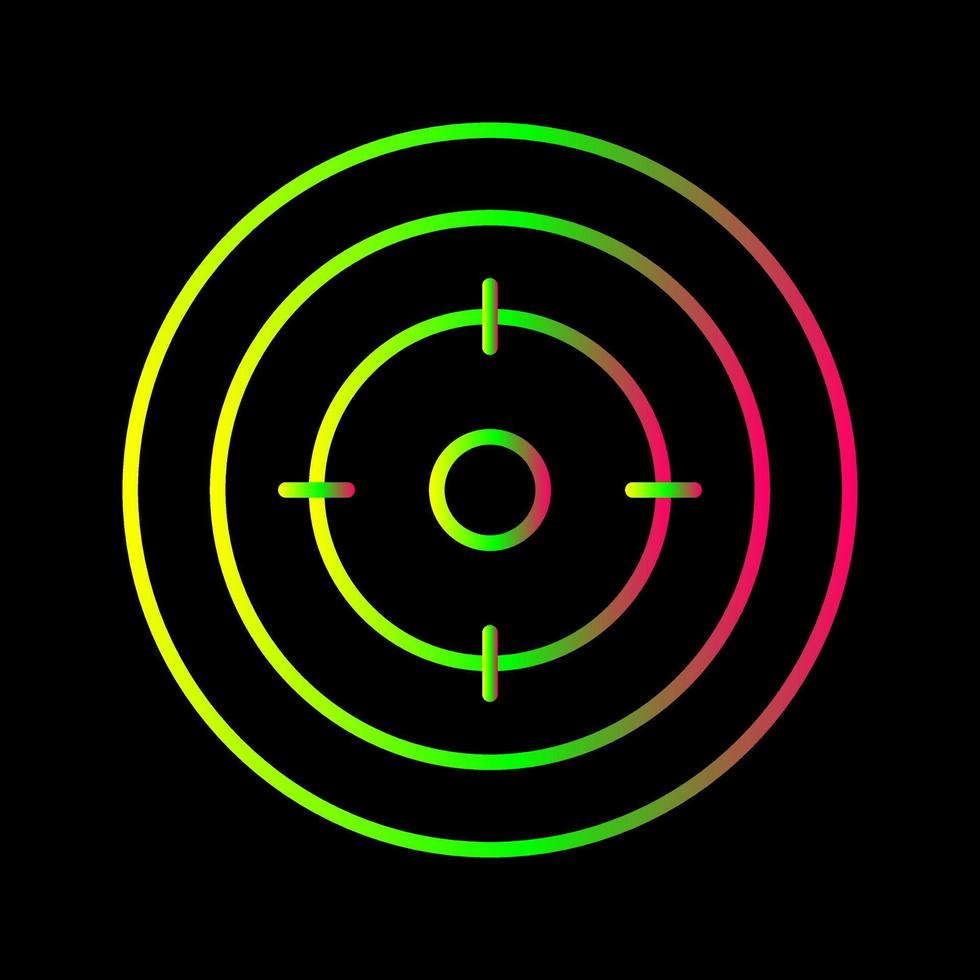 Zielvektorsymbol vektor