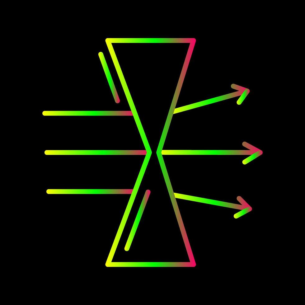 Dispersionsvektorsymbol vektor