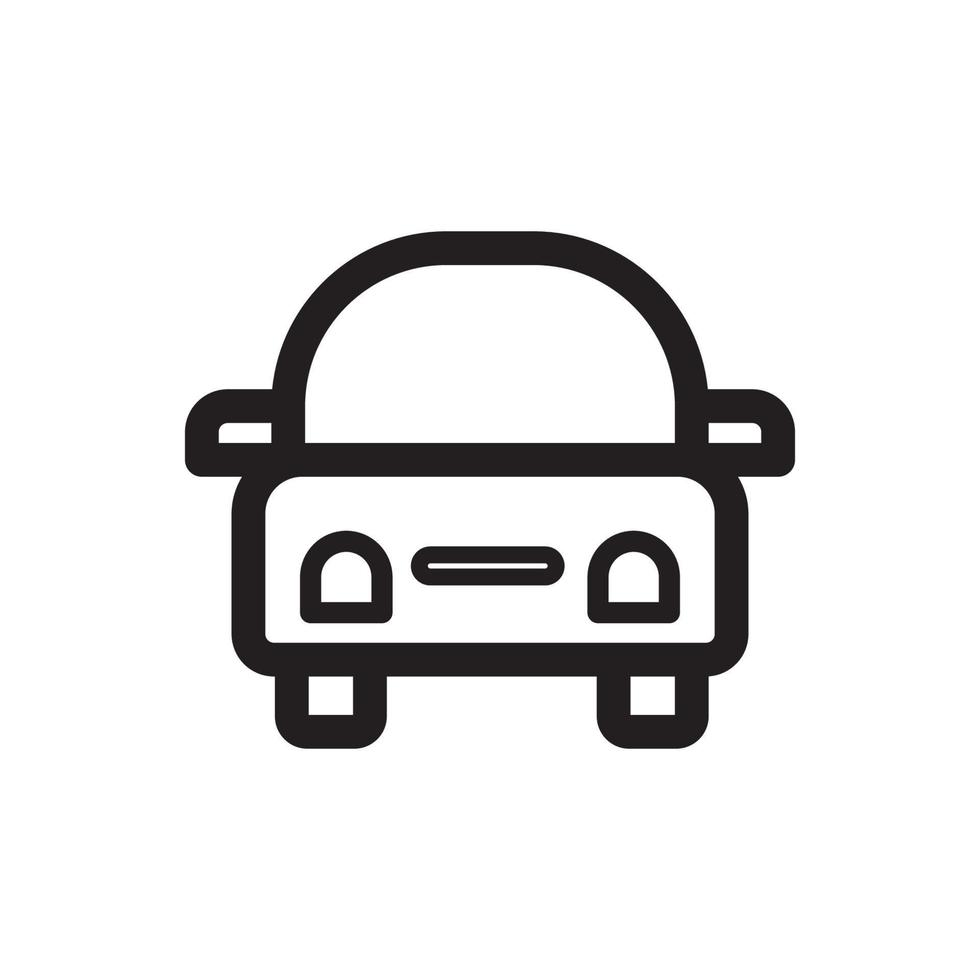 Sport Auto Vektor Symbol Design auf Weiß Hintergrund geeignet zum der Verkehr Zeichen, Lokomotive, Automobil und Öffentlichkeit Transport Symbol. Symbol Vektor