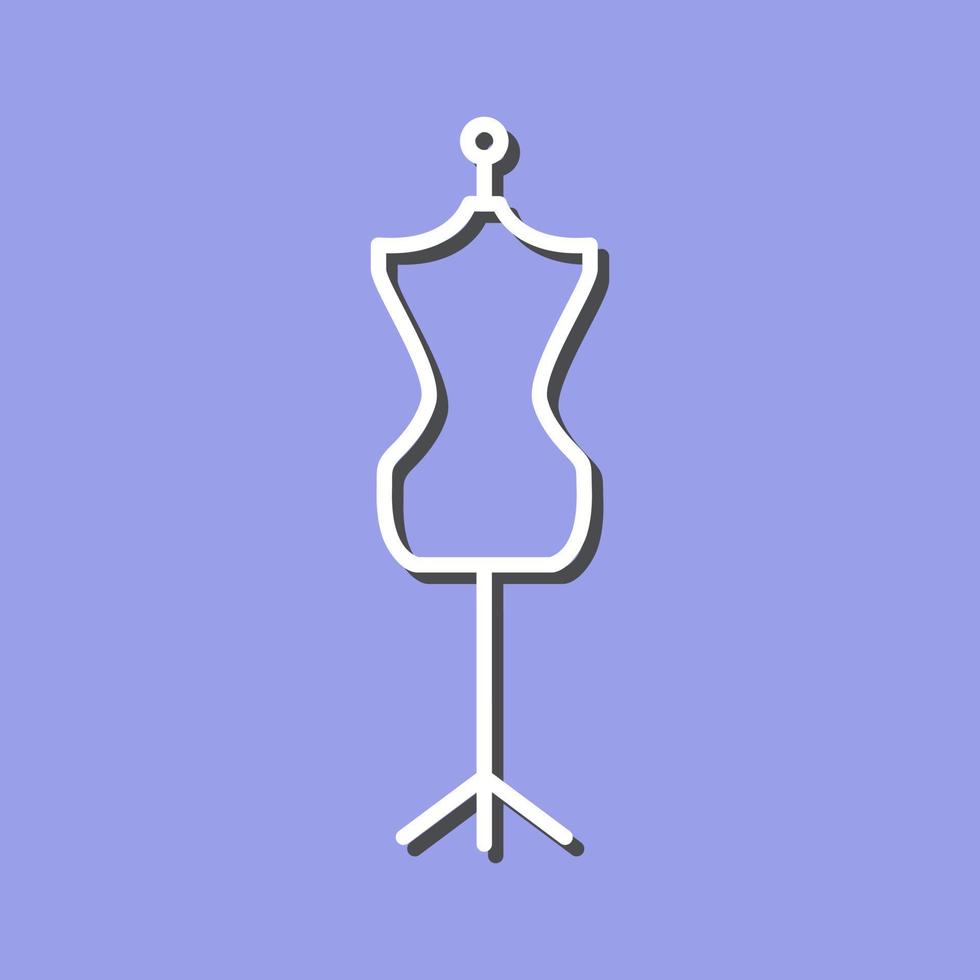 klänning hållare vektor ikon