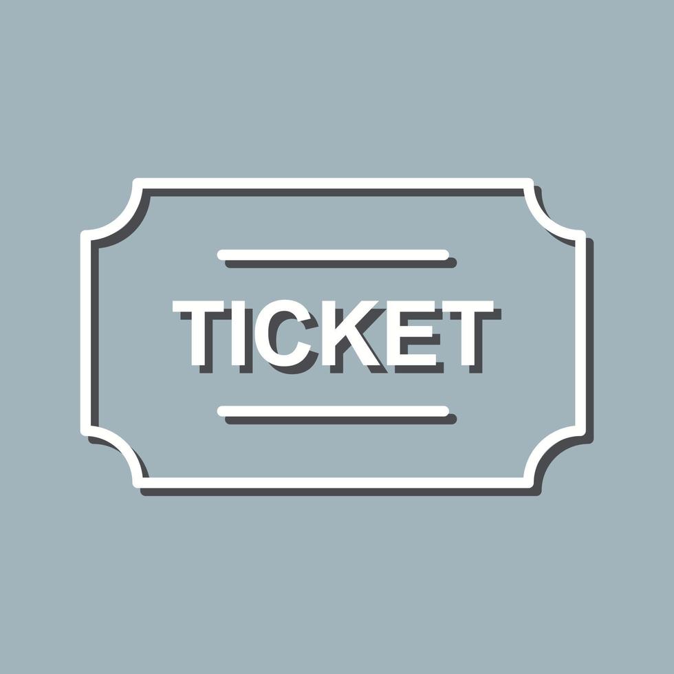 Ticket-Vektor-Symbol vektor